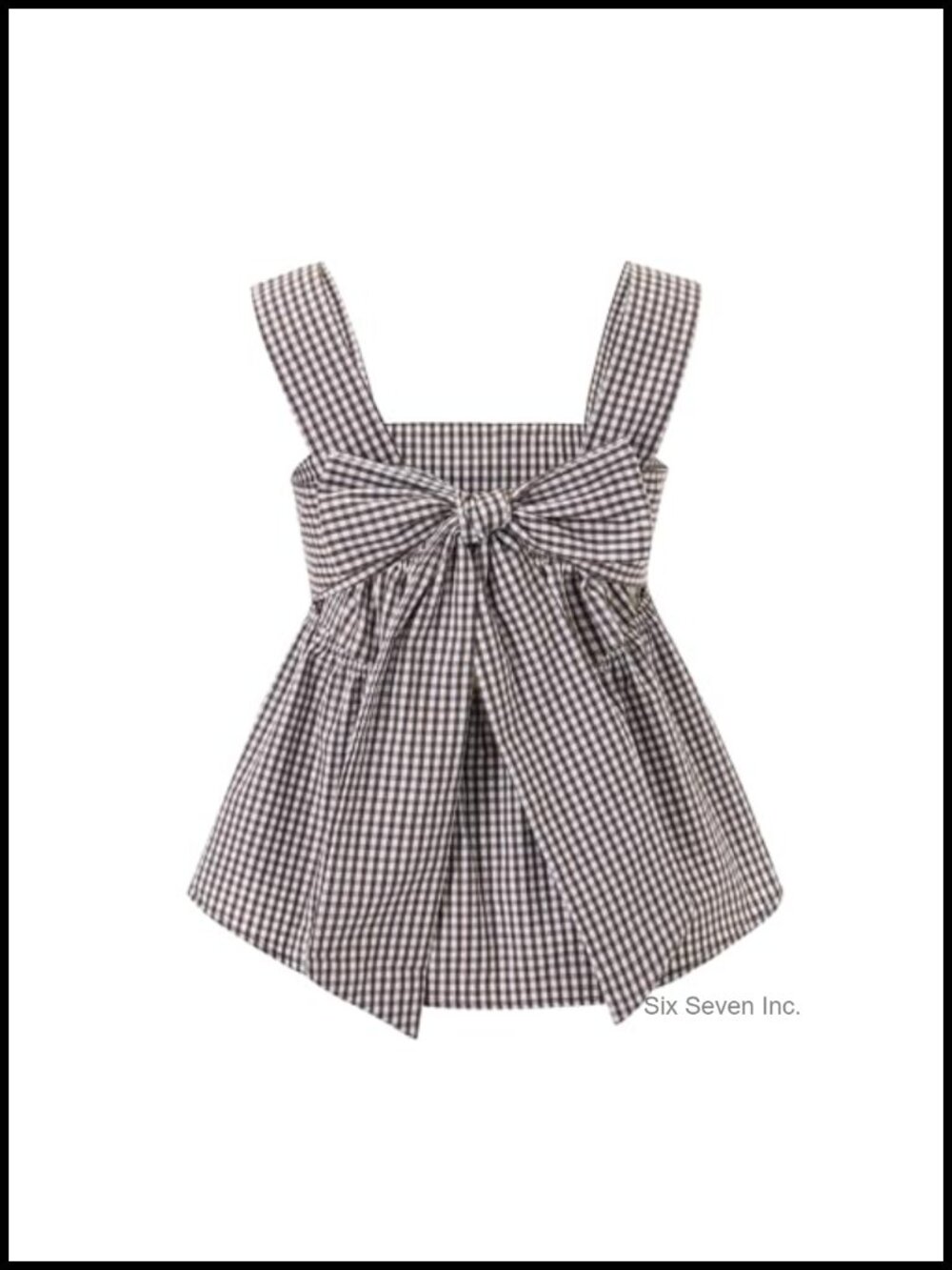 Y2K Gingham Tank Top Sleeveless Square Neck Ruffle Peplum Backless Cami